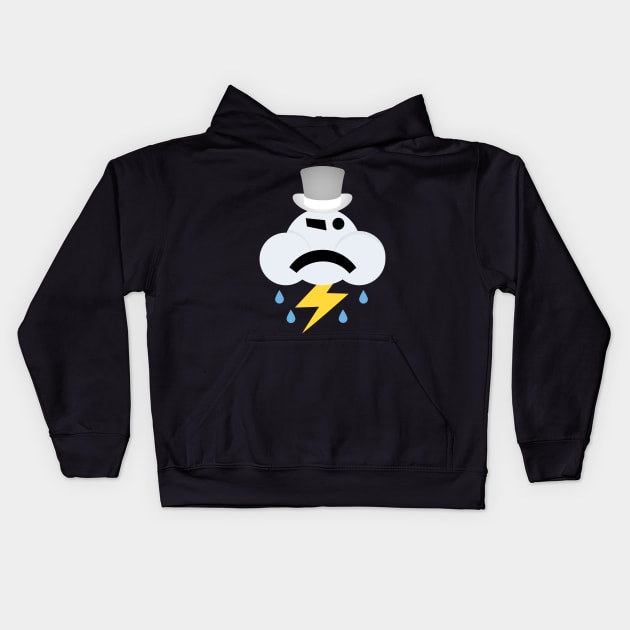 Thundery Emotion Kids Hoodie by IBMClothing